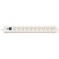Extension Socket Premium-Line 10-Way 3.00 m White - Protective Contact TYPE F