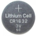 Patarei 3V CR1632 liiitium 16mm 3.2mm