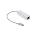 USB-C RJ45 10/100 Network Adapter 20cm, Gray