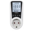 Power meter through socket 7 modes 230VAC 16A white 3680W