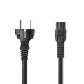 Power Cable Plug with earth contact male | IEC-320-C5
