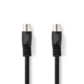 DIN Audio Cable DIN 5-Pin Male | DIN 5-Pin Male | Nickel Plated | 3.00 m