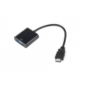 HDMI -> VGA audio adapter converter 1080p resolution , black