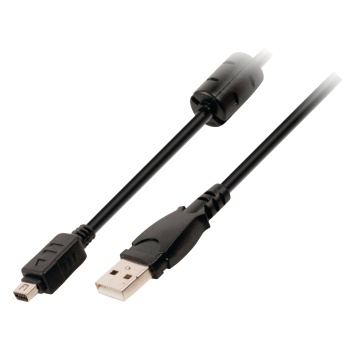 USB 2.0 kaabel 8-pin 1.8m Olympus digikaamerale Must