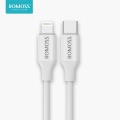 Romoss cable USB-C to Lightning, 27W PD, 480MBps, 1m (valge)