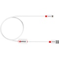 BUZZ Charge’n Sync Alarm Lightning Cable, White
