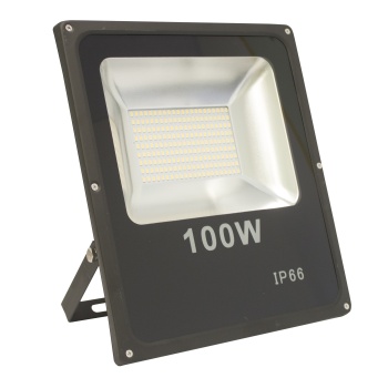 LED SMD prozektor 100W naturaalne valge 4000K 7000lm, must, IP65