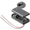 Battery holder 2*AA with a switch + wires