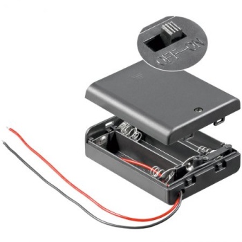 Battery holder 3*AA with a switch + wires