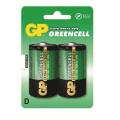 Батарейки R20 D 1.5V Greencell GP 2шт