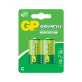 Батарейки R14 C 1.5V Greencell GP 2шт