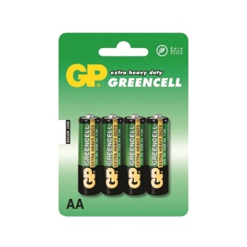 Батарейки AA R6 1.5V Greencell GP 4шт