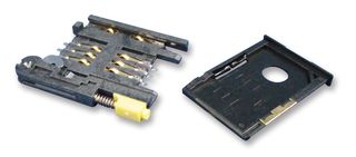 Connector, micro sim, 8pin, holder, SIMMP-P0810BT00