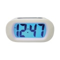 Quartz Alarm Clock Digital White