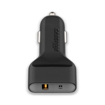 Auto USB kiirlaadija QC3.0 12-24V USB A+USB C 6A Cabstone