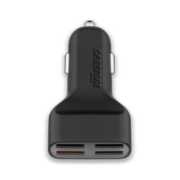Auto USB kiirlaadija QC3.0 12-24V 4*USB 7.2A Cabstone