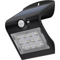 LED Solar wall lamp with motion sensor 220lm IP65 Black