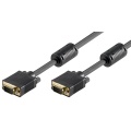 VGA cable 2m HD15M/HD15M AWG23 Black