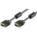 VGA cable 5m HD15M/HD15M AWG23 Black