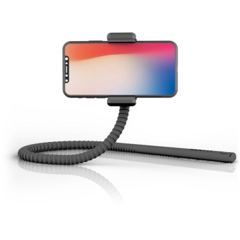 Selfie stick with Bluetooth - easily bent Black