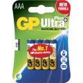 Batteries AAA LR3 1.5V GP Alkaline Ultra Plus 4pcs