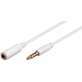 3.5mm AV удлинитель Apple iPad, iPhone, iPod 0.5м Белый