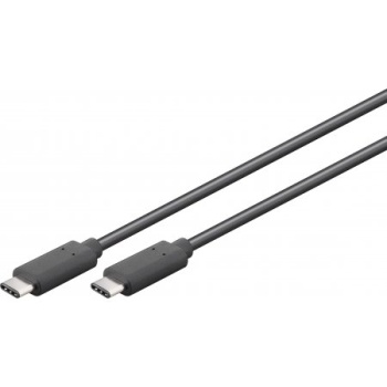 USB-C 3.1 штекер - USB-C 3.1 штекер кабель 1м Чёрный