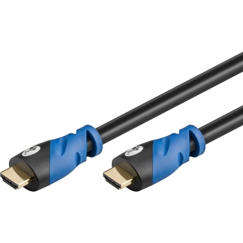 HDMI 2.0 kaabel 2m kullatud pistikud, must, sertifikaat