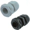 Flat-Hole Insert Cable Gland M12, Black, 3..6.5mm