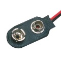 Terminal battery connector for 9V
