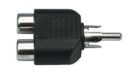 RCA plug-2*RCA socket