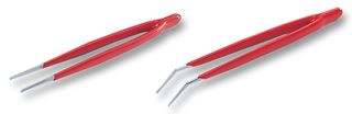 Set of tweezers 2pcs insulated, straight and angled 145mm