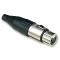 4-pin XLR socket for cable