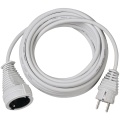 Power Extension Cable 10.00 m H05VV-F 3G1.5 IP20 White