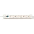 Extension Socket Premium-Line 8-Way 3.00 m White - Protective Contact TYPE F