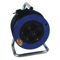 Garant Compact Cable Reel (15m Cable In Black, Made Of Special Plastic, For Indoor Use, Made In Germany)