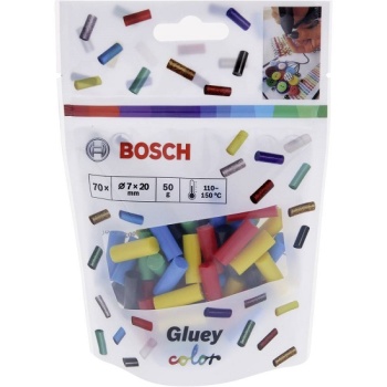 BOSCH Gluey liim 2608002005, värviline, 7x20mm, 70tk pakis