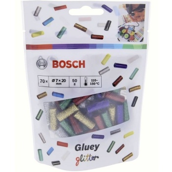 BOSCH Gluey liim 2608002006, sätendav, 7x20mm, 70tk pakis