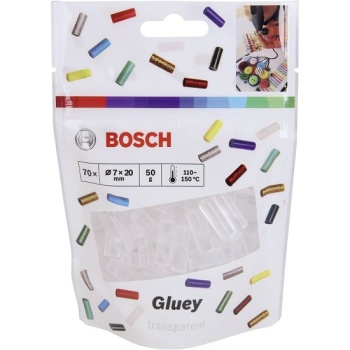 BOSCH Gluey liim 2608002004, läbipaistev, 7x20mm, 70tk pakis
