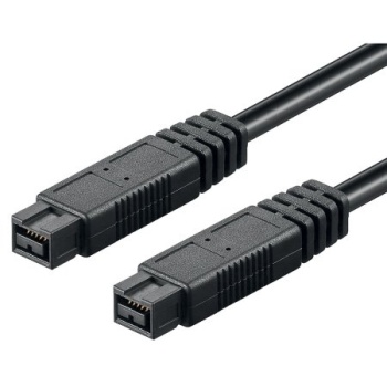 FireWire 9P-9P cable1.8m Black