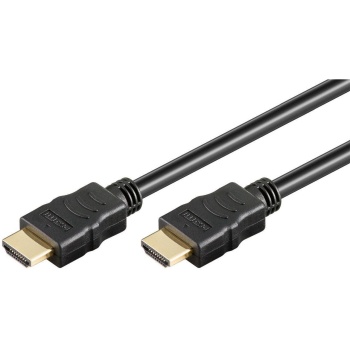 HDMI 2.0 19P-19P kaabel 1.5m kullatud pistikud, must