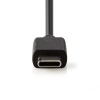 Autolaadija USB-C 12-24V 3A USB-C 1m juhtmega, Must