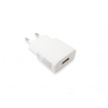 Adapter USB 5V 1A, valge, õhuke, plug-in