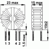 Induktor 3mH 2A 150mR DLF-302U-2A