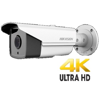 Уличная трубчатая IP камера 8MP H.265+ 2,8mm EXIR 80m Hikvision