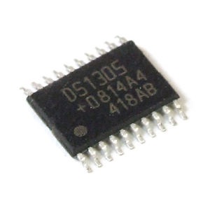 DS1305E RTC circuit; 3-wire, SPI; NV SRAM; 96B; 2/5.5VDC; TS