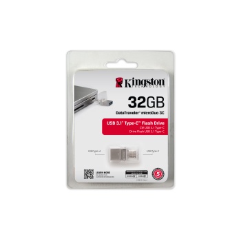 Mälupulk USB 3.0/3.1 32GB Kingston DT USB/Type-C OTG