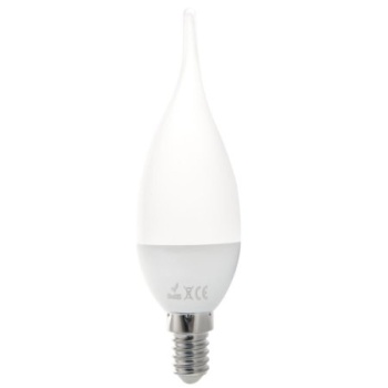 LED lamp E14 tilk tipp 230VAC 5.5W 470lm soe valge