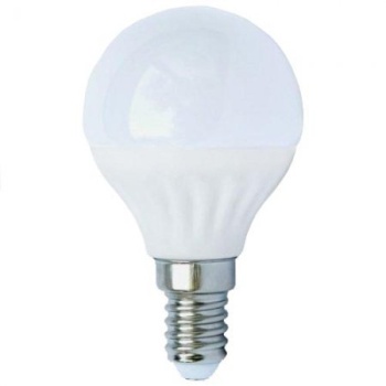 LED lamp E14 pall P45 230VAC 3W 200lm soe valge 3000K