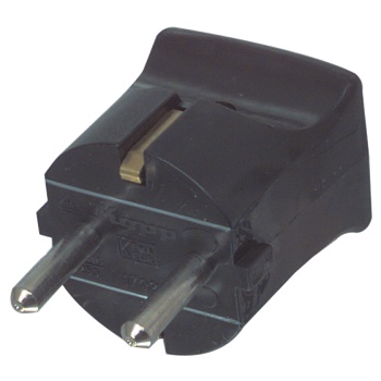 Ac Power Plug Schuko / Type F (cee 7/7) 16 A Black, Kopp